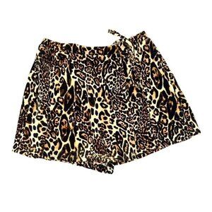 Dollskill Velvet Cheetah Print Mini Skort